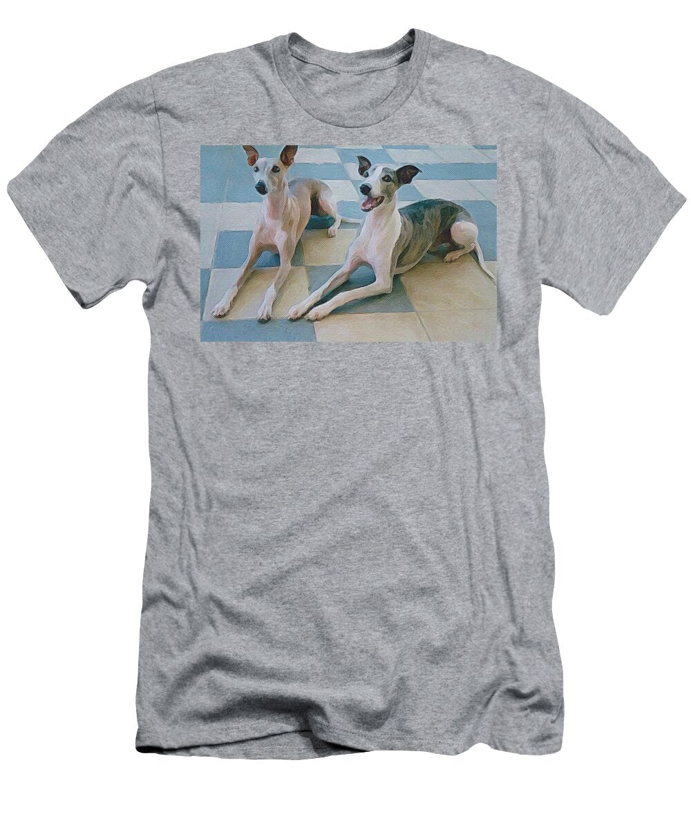 Whippets Posing Zelda Tessadori T-Shirt