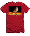 White Crowned Sparrow Perched Elegantly Mario G Rivera T-Shirt
