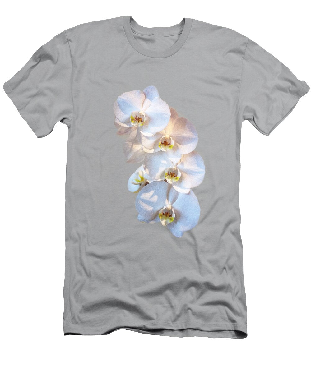 White Orchid Cutout Linda Phelps T-Shirt