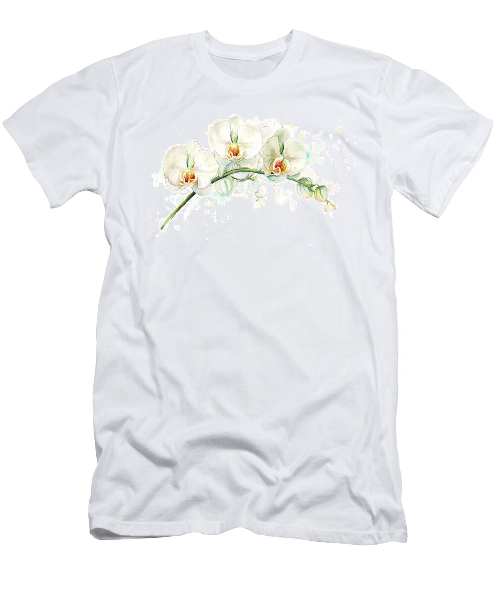 White Orchids Patricia Pinto T-Shirt