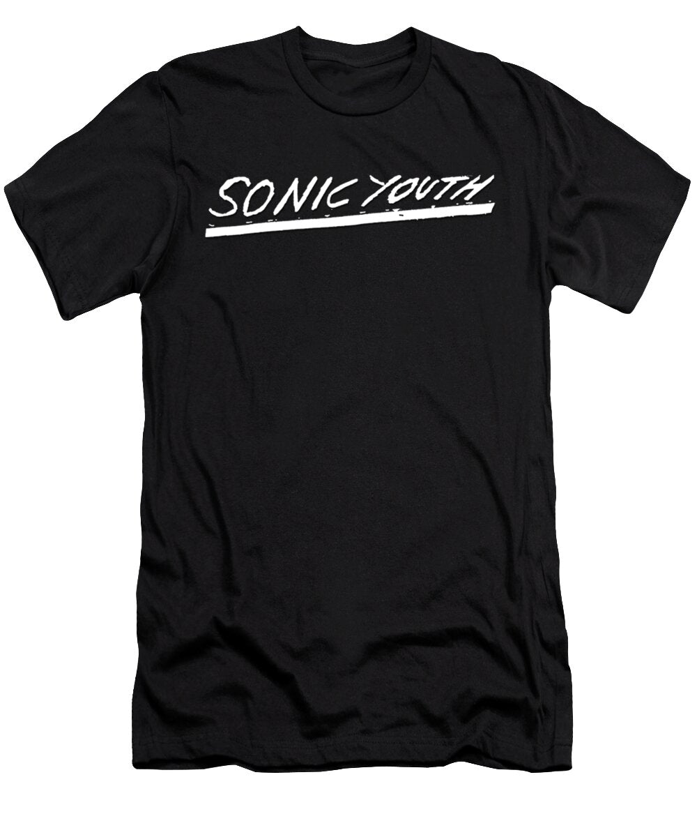 White Underline Sonic Youth Lola Gutmann T-Shirt