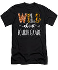 Wild About Fourth Grade Teacher Safari Animals Leopard Print Dhbubble T-Shirt