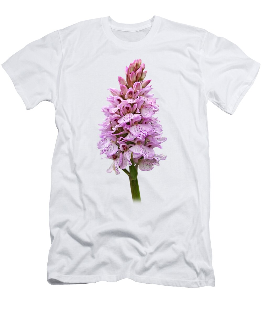 Wild Pink Spotted Orchid Gill Billington T-Shirt