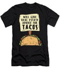Will Gave Real Estate Advice for Tacos Bi Nutz T-Shirt