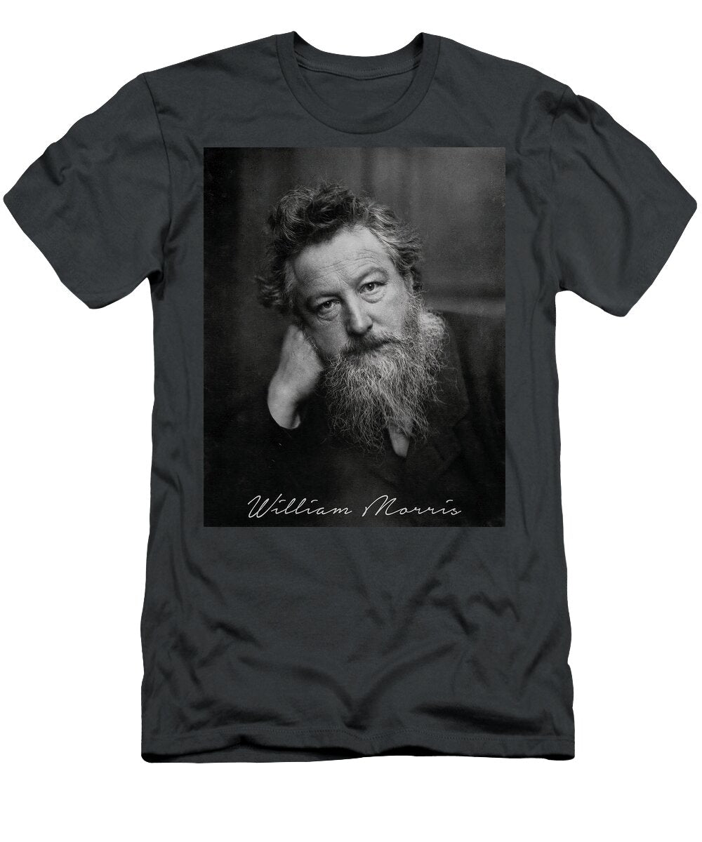 William Morris Black and White Portrait Photograph Mounir Khalfouf T-Shirt