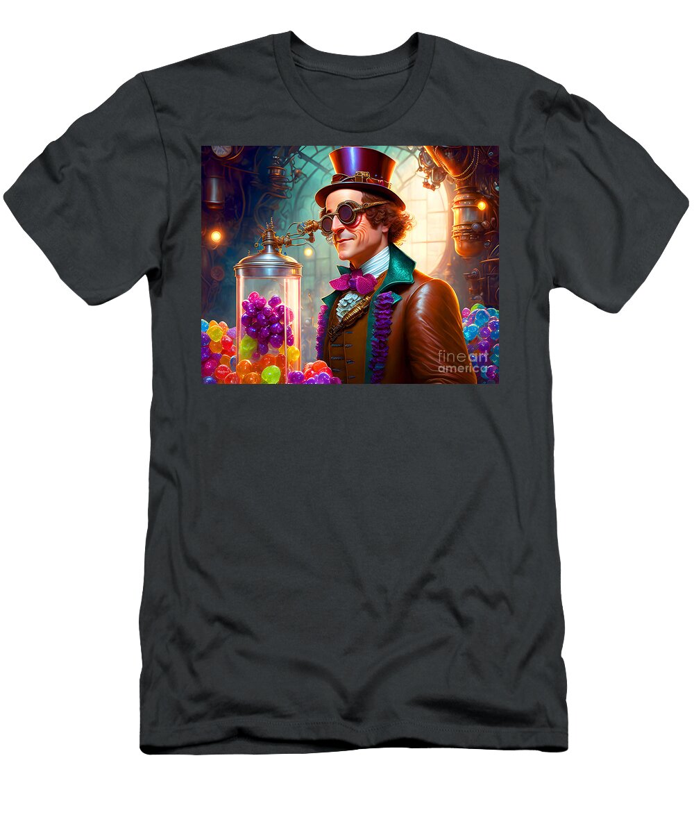 Willy Wonka in in His Chocolate Factory 20230306a Wingsdomain Art and Photography T-Shirt