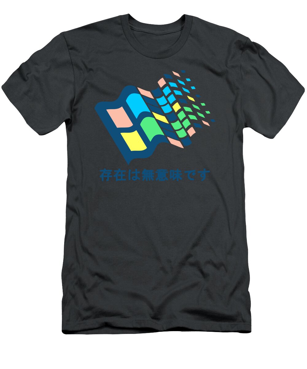 Windows 95 Vaporwave Aesthetic Caket Wijaya T-Shirt