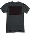 Wine Purple and Black Horizontal Chevron Pattern Petite Pattern Minimal Graphic Designs T-Shirt