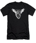 Winged Heart in White Madame Memento T-Shirt