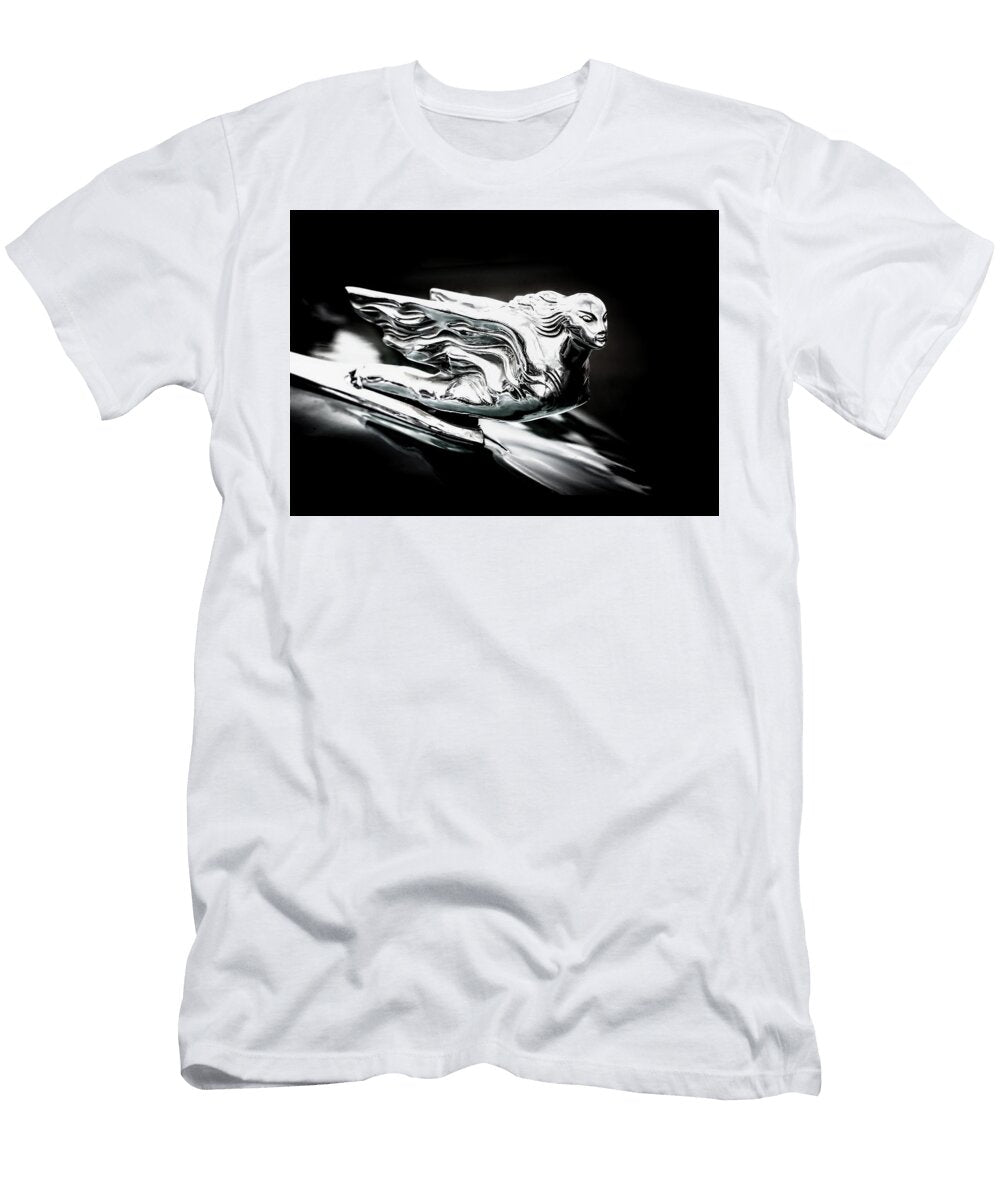 Winged Woman Hood Ornament Athena Mckinzie T-Shirt