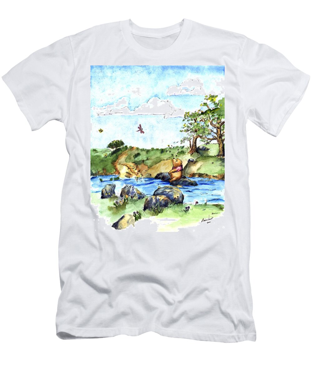 Winnie the Pooh River Maria Hunt T-Shirt