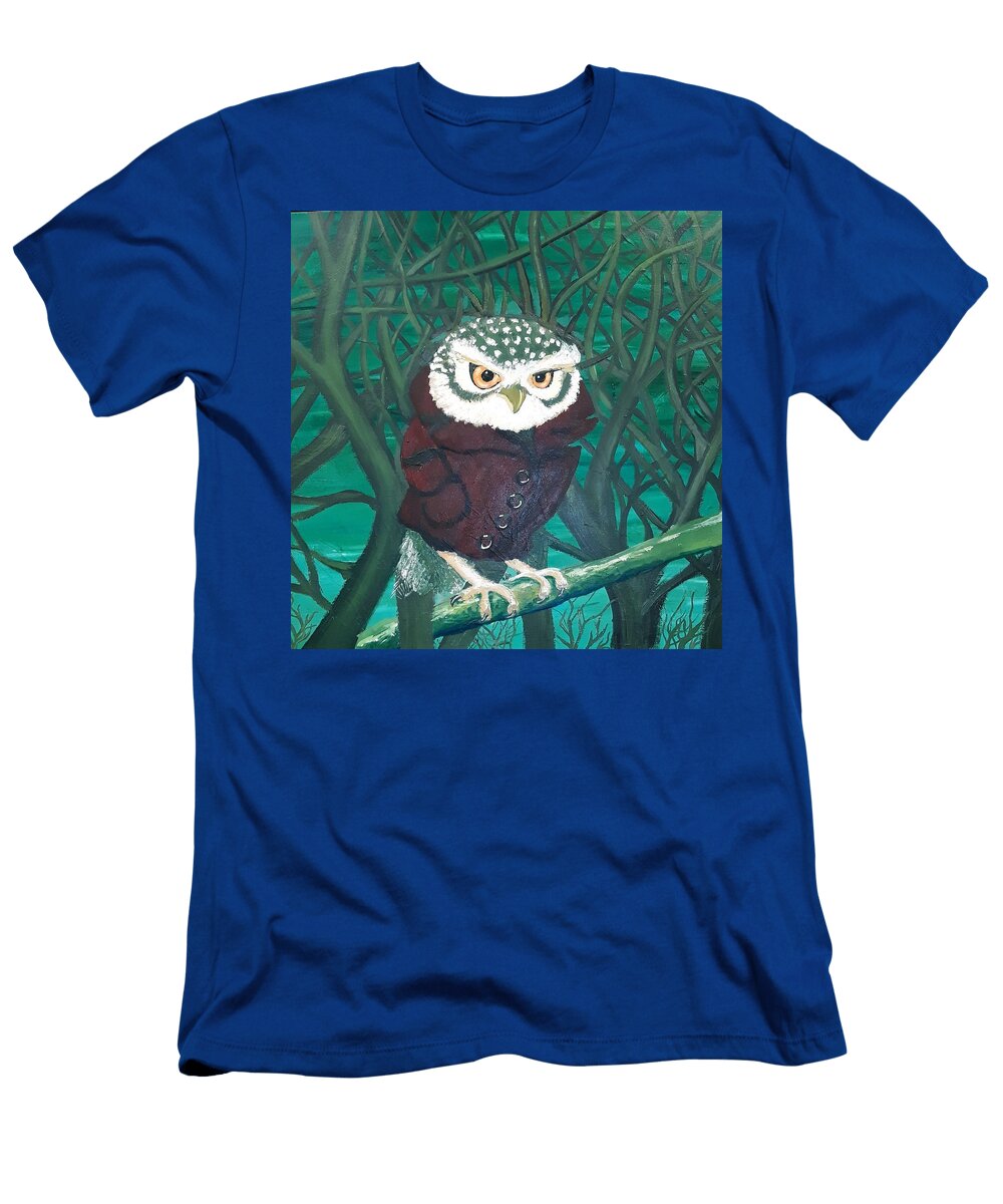 Winter Coat Owl Kristi Argyle T-Shirt