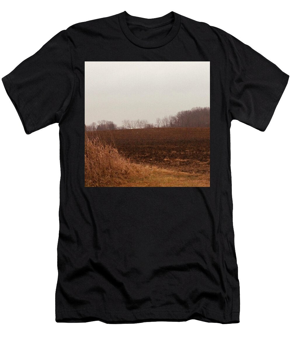 Winter Fields and Bare Trees Laveta Kirby T-Shirt