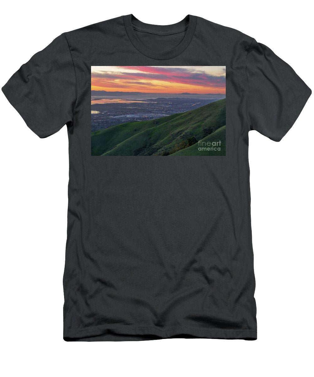 Winter Silicon Valley Views in the Magic Hour Mission Peak Regi Yuval Helfman T-Shirt