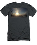 Winter Sunrise Over Snowy Field LA Veta Kirby T-Shirt