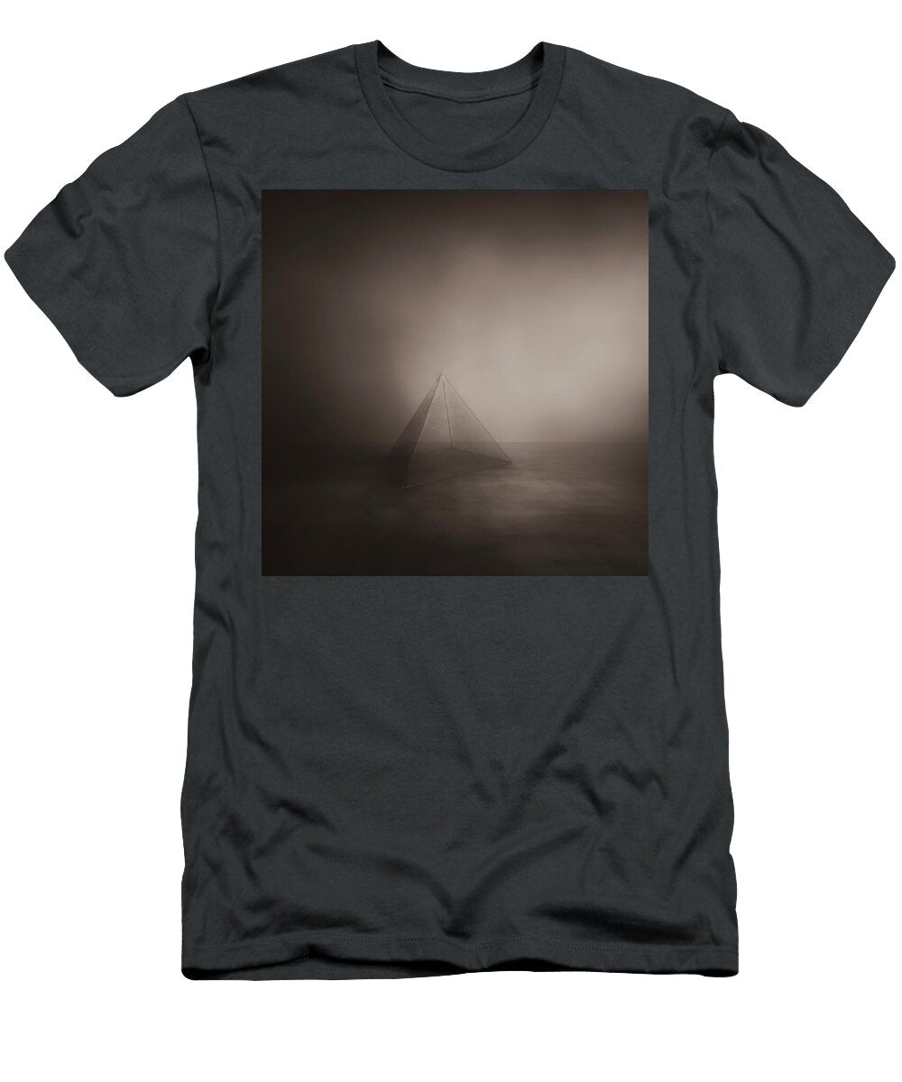 Wireframe Pyramid Sculpture Yo Pedro T-Shirt