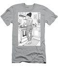 Woman Cooking in Cozy Kitchen Mounir Khalfouf T-Shirt