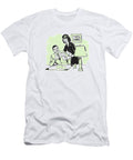 Woman Handing Man At Desk a Policy Csa Images T-Shirt