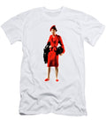 Woman in Red Dress and Hat Csa Images T-Shirt