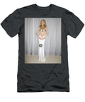 Woman in White Sheer Dress with Beaded Detail Osala Malik T-Shirt