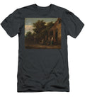 Woman Making Pancakes in the Open Air Barent Gael T-Shirt