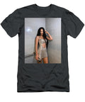 Woman Posing in a Short Shiny Dress Greenlake Driver T-Shirt