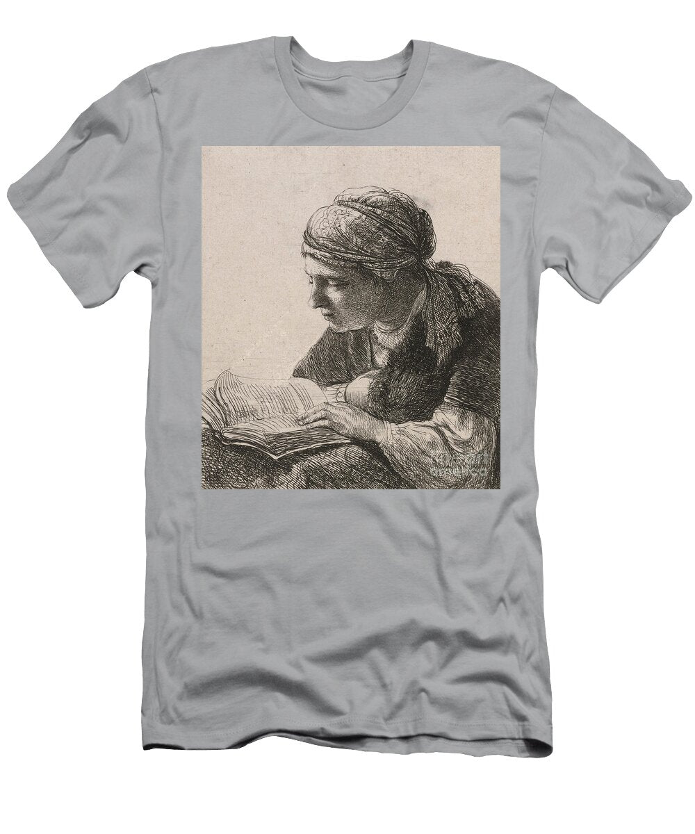 Woman Reading Rembrandt T-Shirt