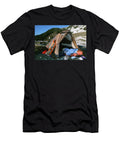 Woman Sleeping in Tent Below Snow Rich Wheater T-Shirt