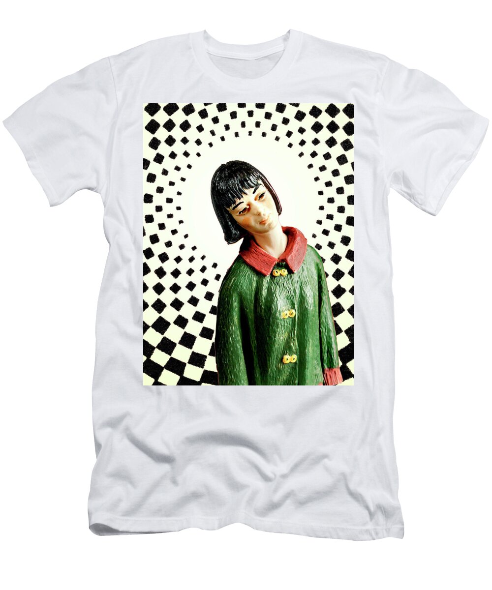 Woman with Her Head Tilted Csa Images T-Shirt