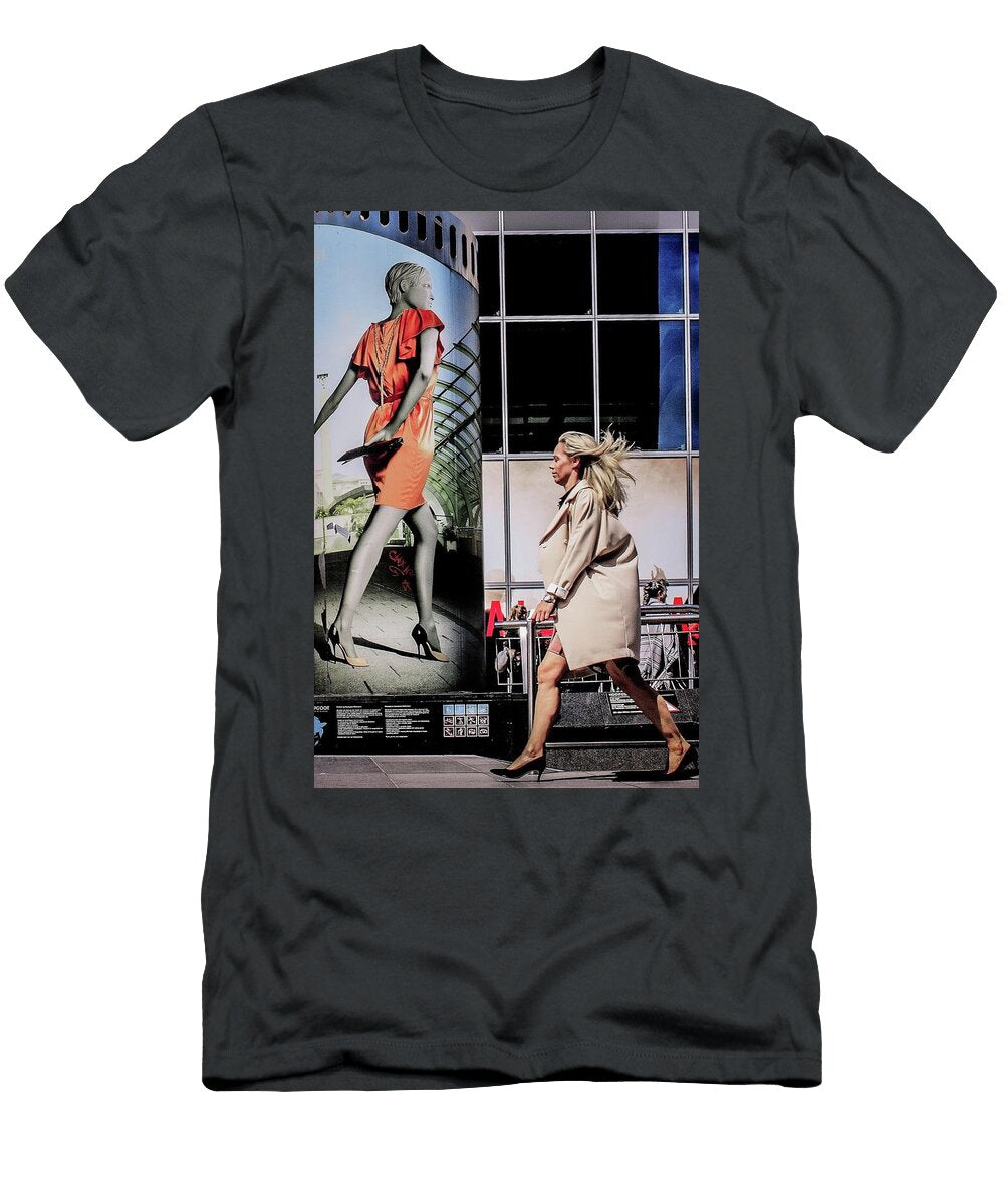 Women Clutching Essentials Dennis Baswell T-Shirt