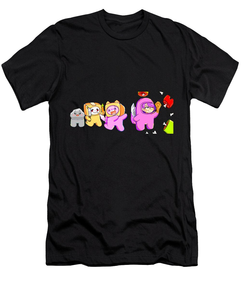 Women Men Cartoon Lankybox Toys Gifts for Movie Fan Shop Rent a Girlfriend T-Shirt