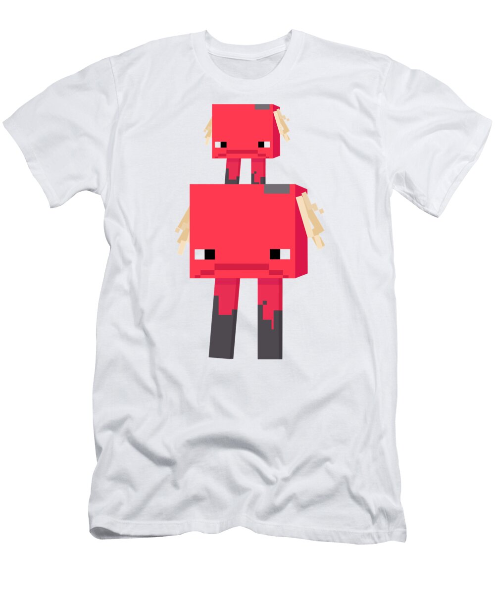 Women Men Video Games Minecraft for Kids Gifts Movie Fan Anime Chipi T-Shirt