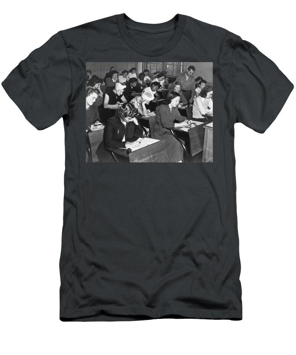 Women Taking Police Exam Dick De Marsico T-Shirt