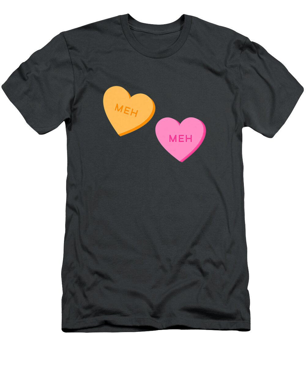 Womens Anti Valentine Heart Meh Single Day Teodor6rafae T-Shirt