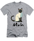 Womens Cat Meh Meow Funny Siamese Cat Lovers Gift Emikoi Natha T-Shirt