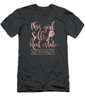 Womens Cute for New Realtor This Girl Sells Real Estate Floral Boss Day River2gaja T-Shirt