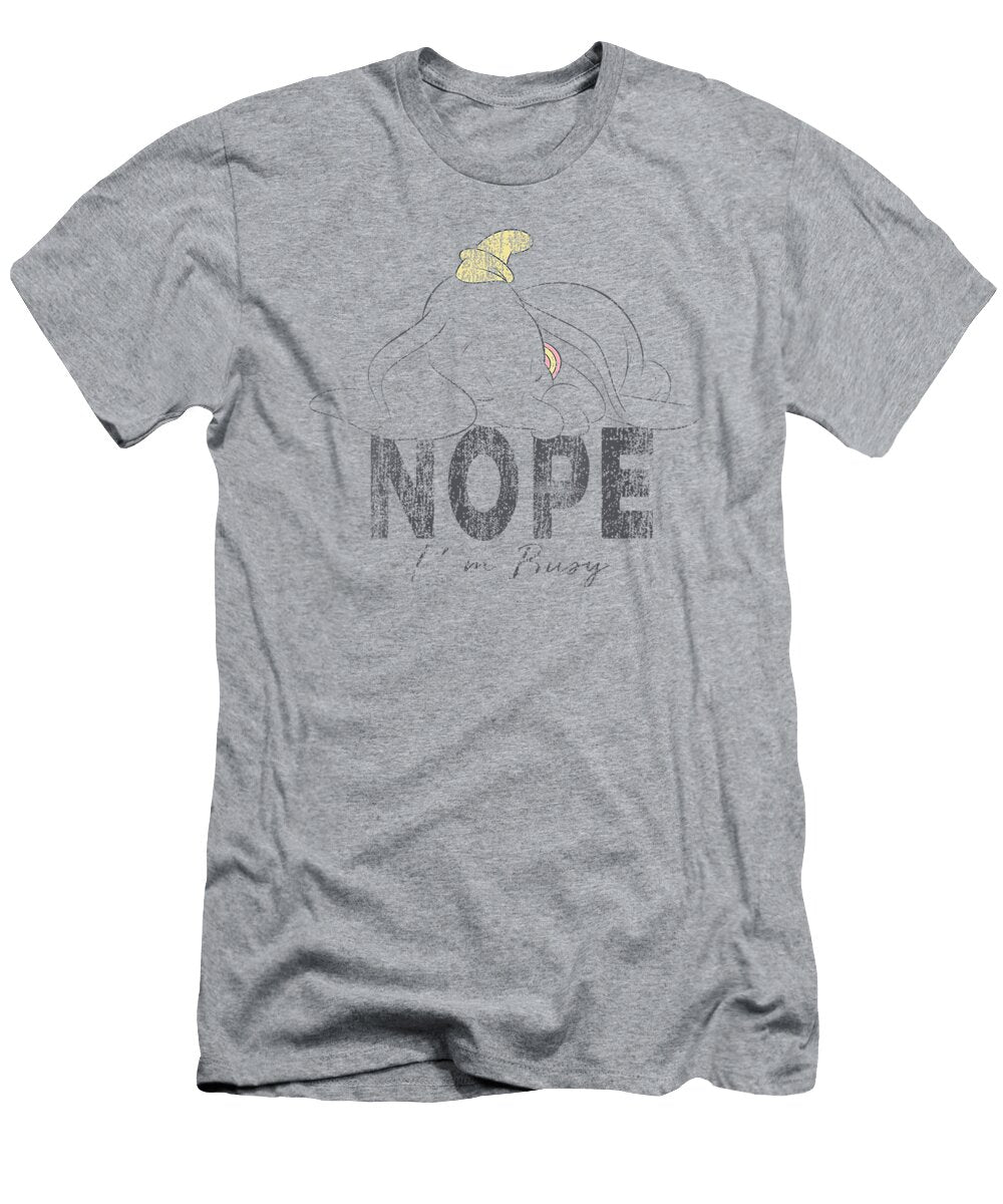 Womens Disney Dumbo Nope Im Busy Airlik Bakri T-Shirt