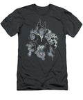 Womens Disney Villains Faded Head Mashup Oliwam Koste T-Shirt