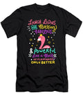 Womens Funny Lunch Lady Design I Magical Cafeteria Flamingo Bi Nutz T-Shirt