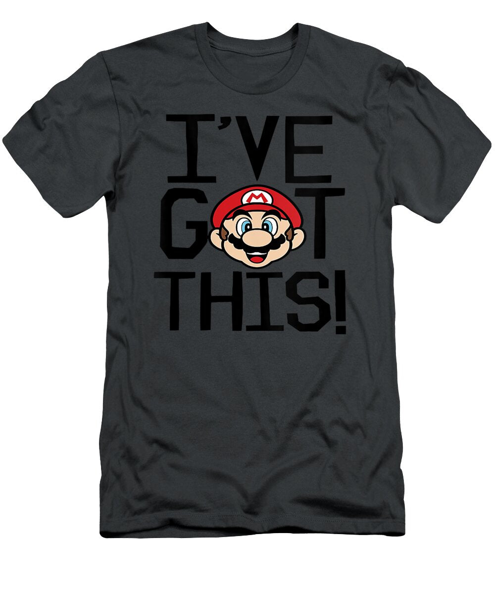 Womens Super Mario I Ve Got This Floating Mario Head Fadily Zenay T-Shirt