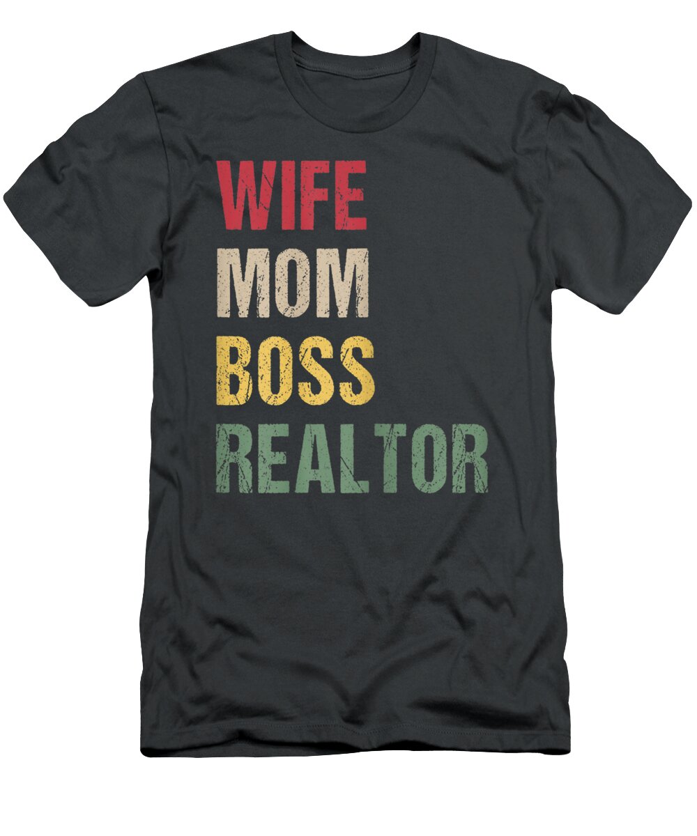 Womens Wife Mom Boss Real Zac Rheava T-Shirt