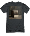 Wooden Box Sculpture on Table Yo Pedro T-Shirt