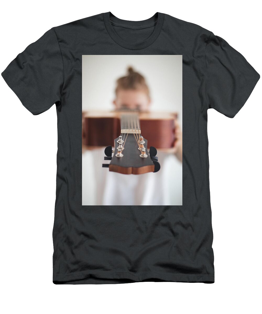 Wooden Guitar Head Vaclav Sonnek T-Shirt