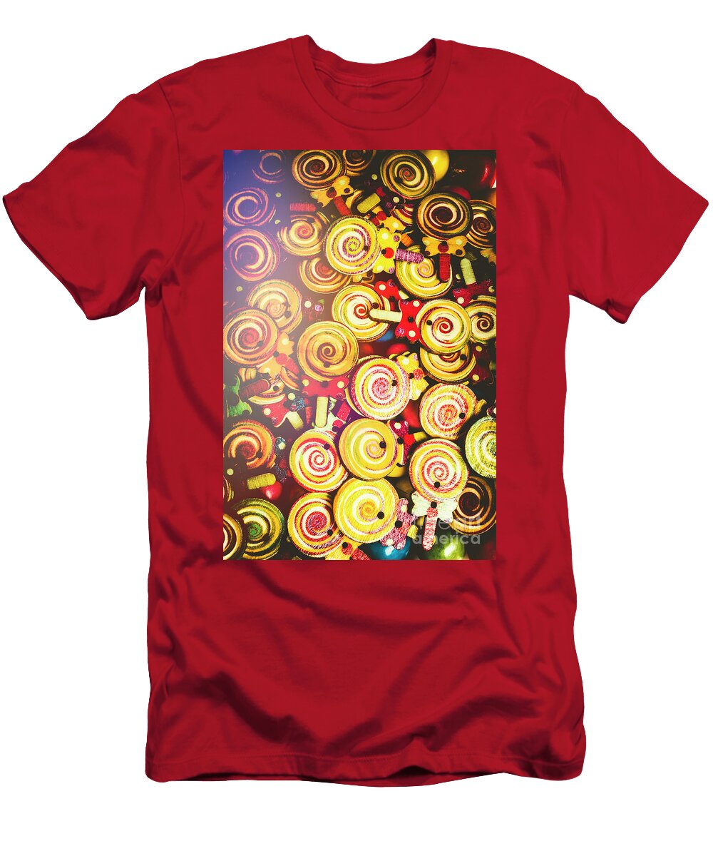 Wooden Lollipops Jorgo Photography Wall Art Gallery T-Shirt