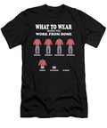 Work From Home Clothes Funny Homework 1 T-Shirt