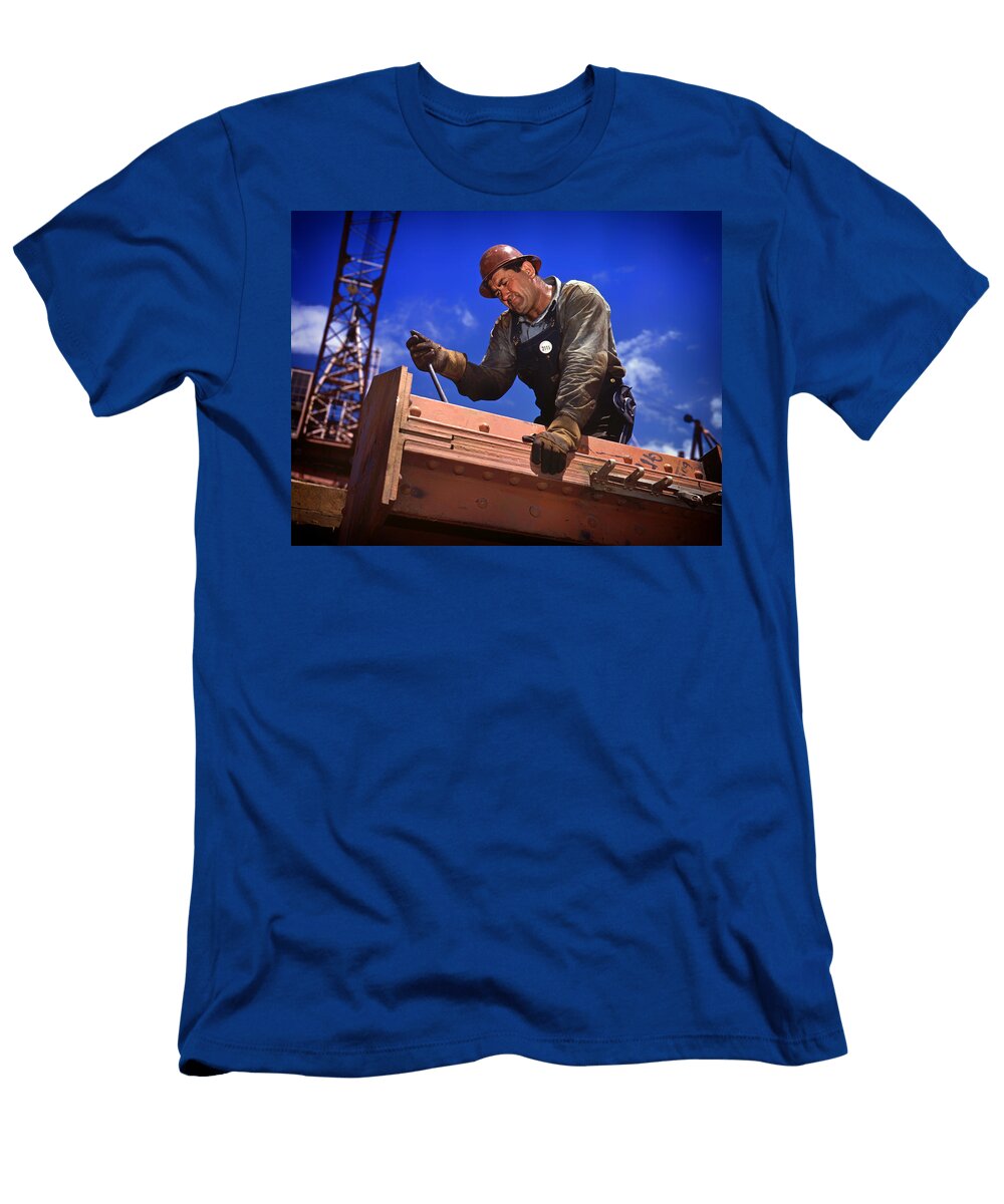Working At Douglas Dam in Tennessee 1942 Mountain Dreams T-Shirt