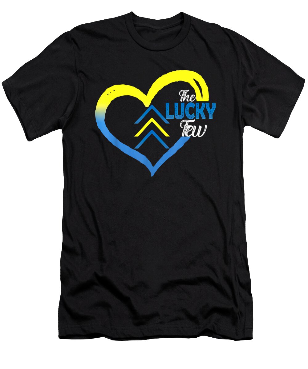 World Down Syndrome Awareness Day Arrows Lucky Few Tattoo Dhbubble T-Shirt