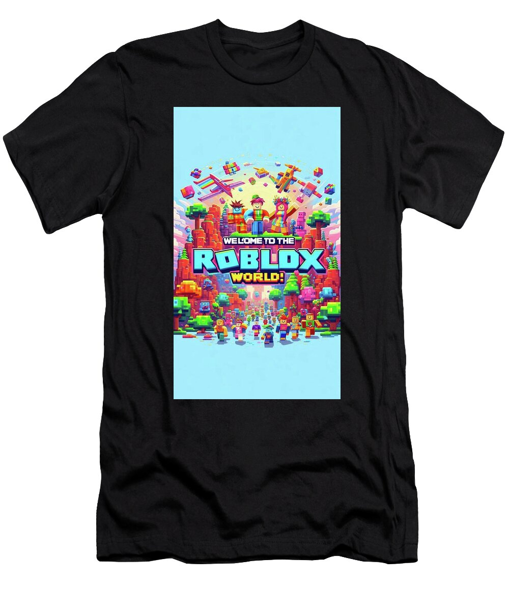 World Roblox Arcade Retro T-Shirt