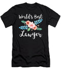 Worlds Best Laywer Advocate Floral Gift Idea Haselshirt T-Shirt