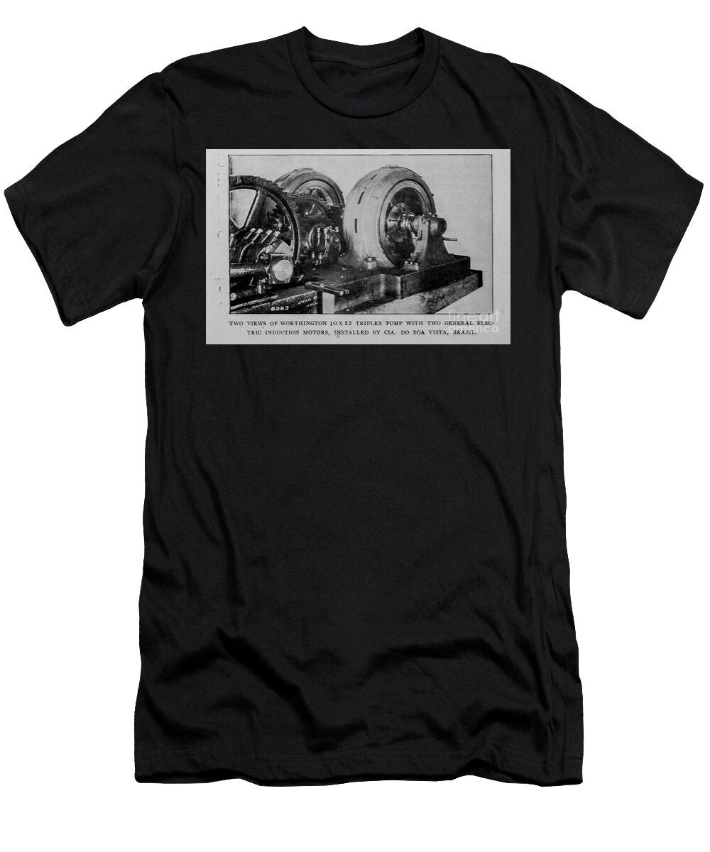 Worthington 10x12 Trlplex Pump Ac2 Historic Illustrations T-Shirt